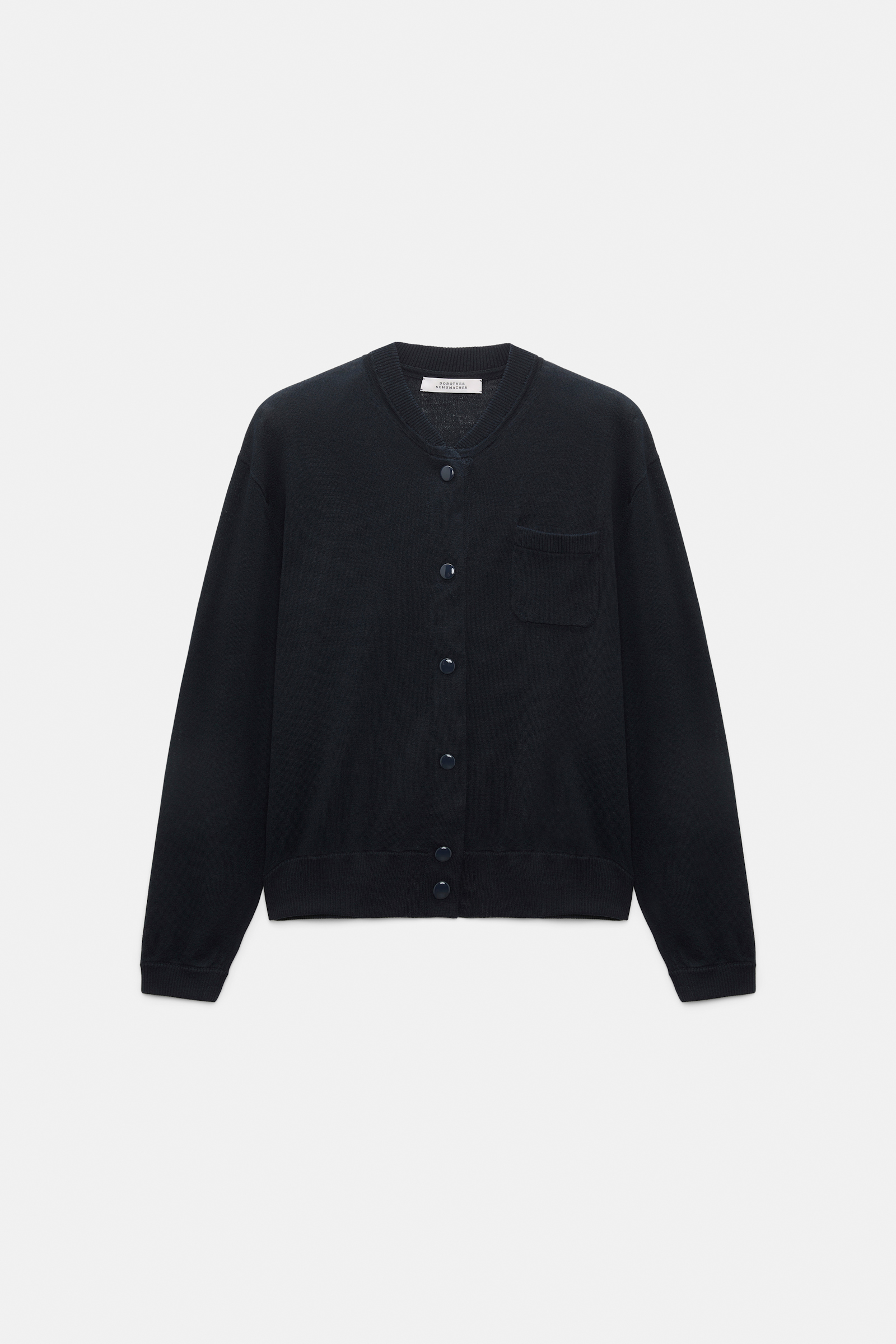 Dorothee Schumacher Cardigan im Bomberjacken-Stil true navy