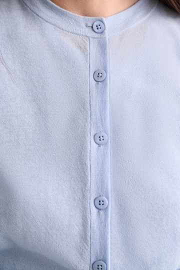 Dorothee Schumacher Stretch cotton twinset oxford blue