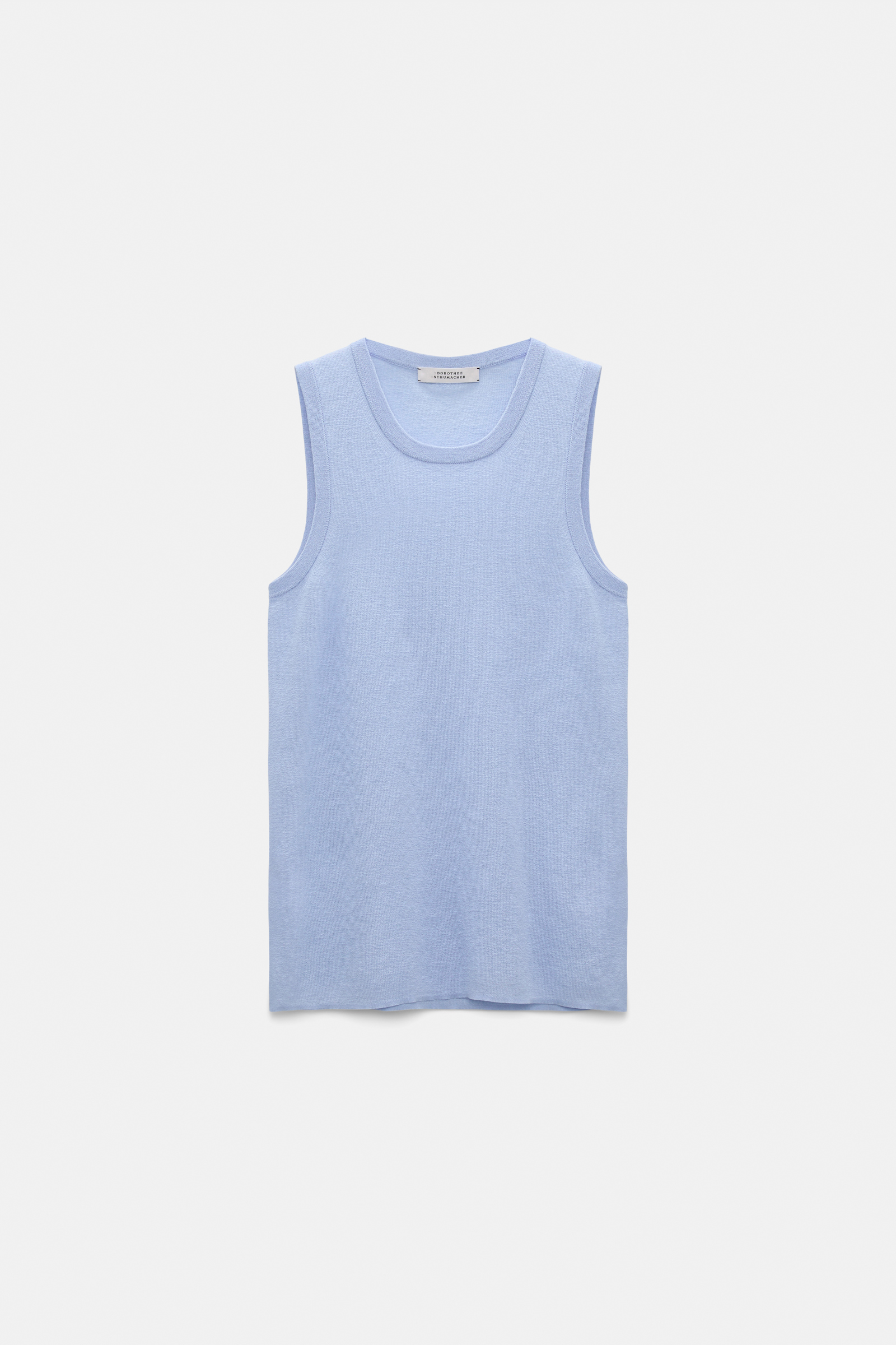 Dorothee Schumacher Twinset aus Baumwoll-Stretch oxford blue