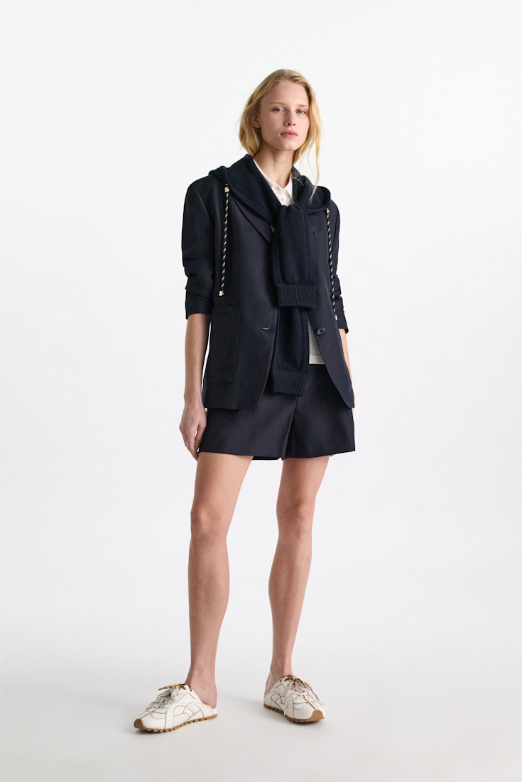 Dorothee Schumacher Hood accessory dark navy