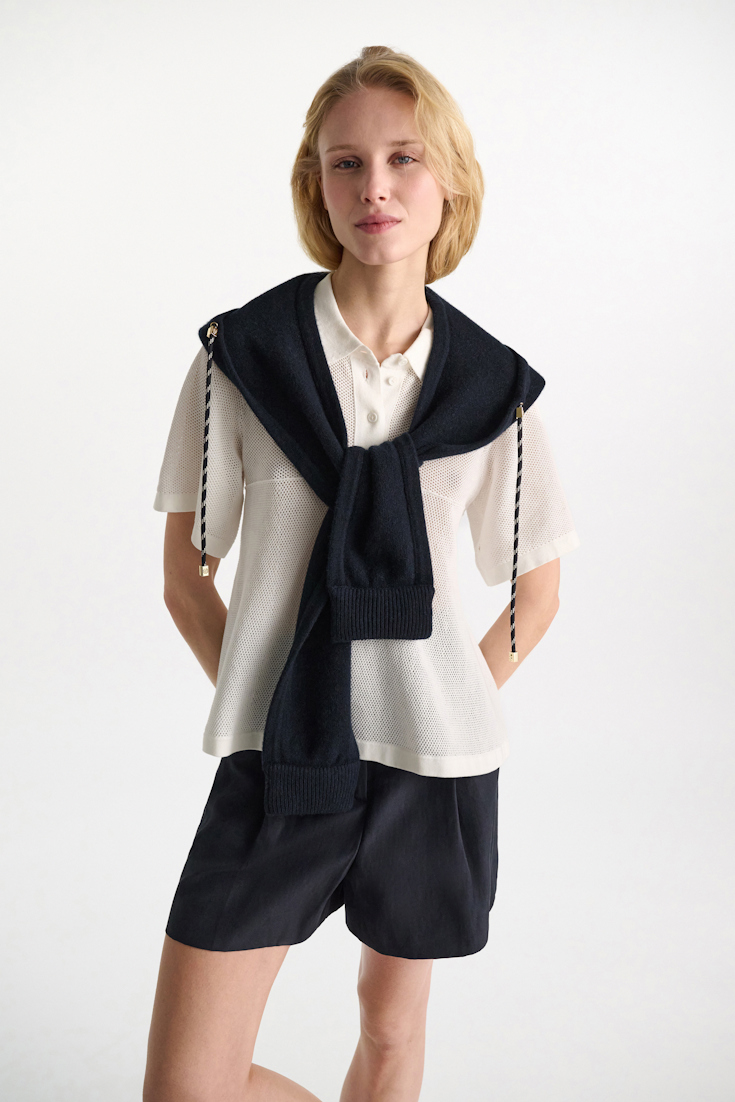 Dorothee Schumacher Hood accessory dark navy