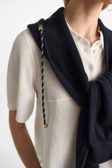 Dorothee Schumacher Styling Piece mit Kapuze dark navy