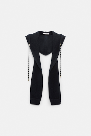 Dorothee Schumacher Styling Piece mit Kapuze dark navy