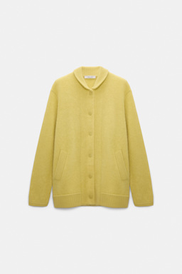 Dorothee Schumacher Bomberjacke aus Merino und Kaschmir goldfinch