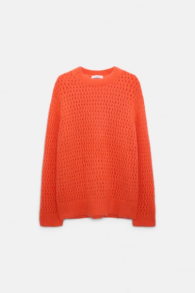 Dorothee Schumacher Open knit Merino-cashmere pullover jelly baby