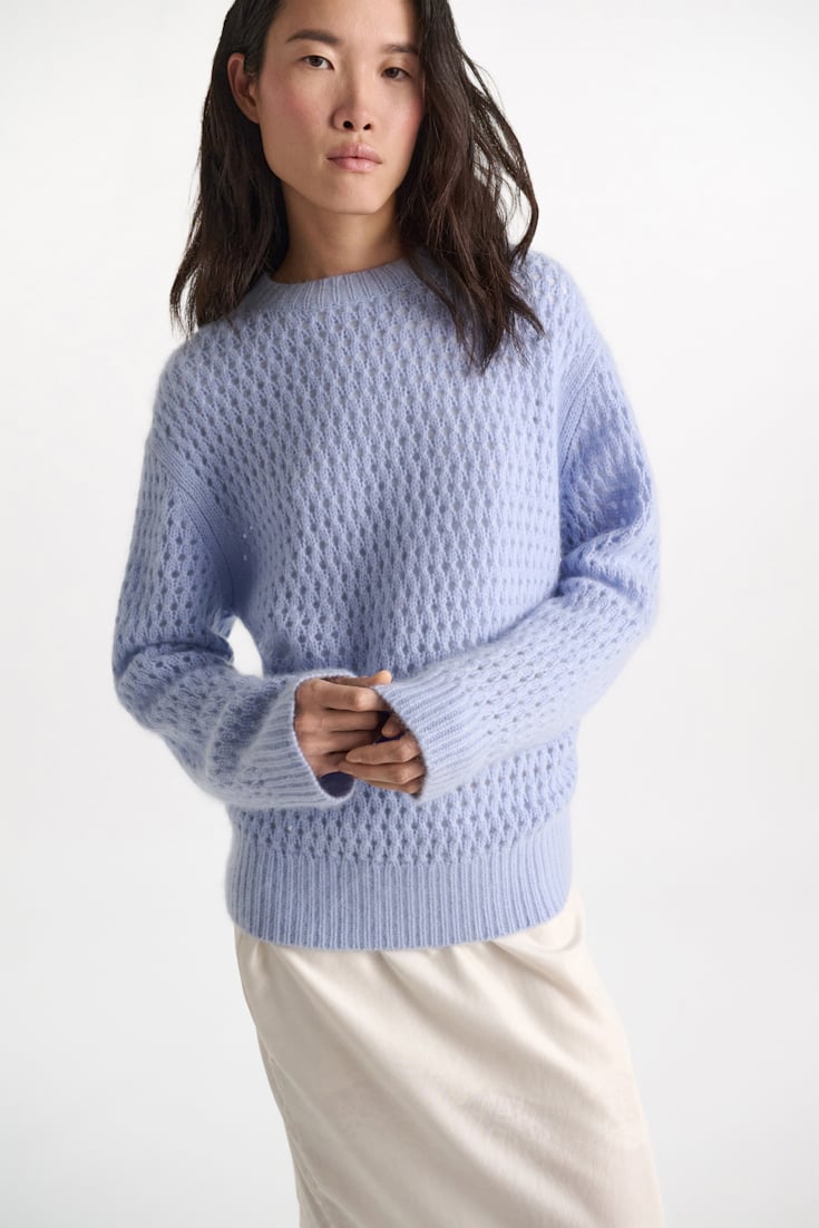Dorothee Schumacher Pullover aus Merino und Kaschmir arctic