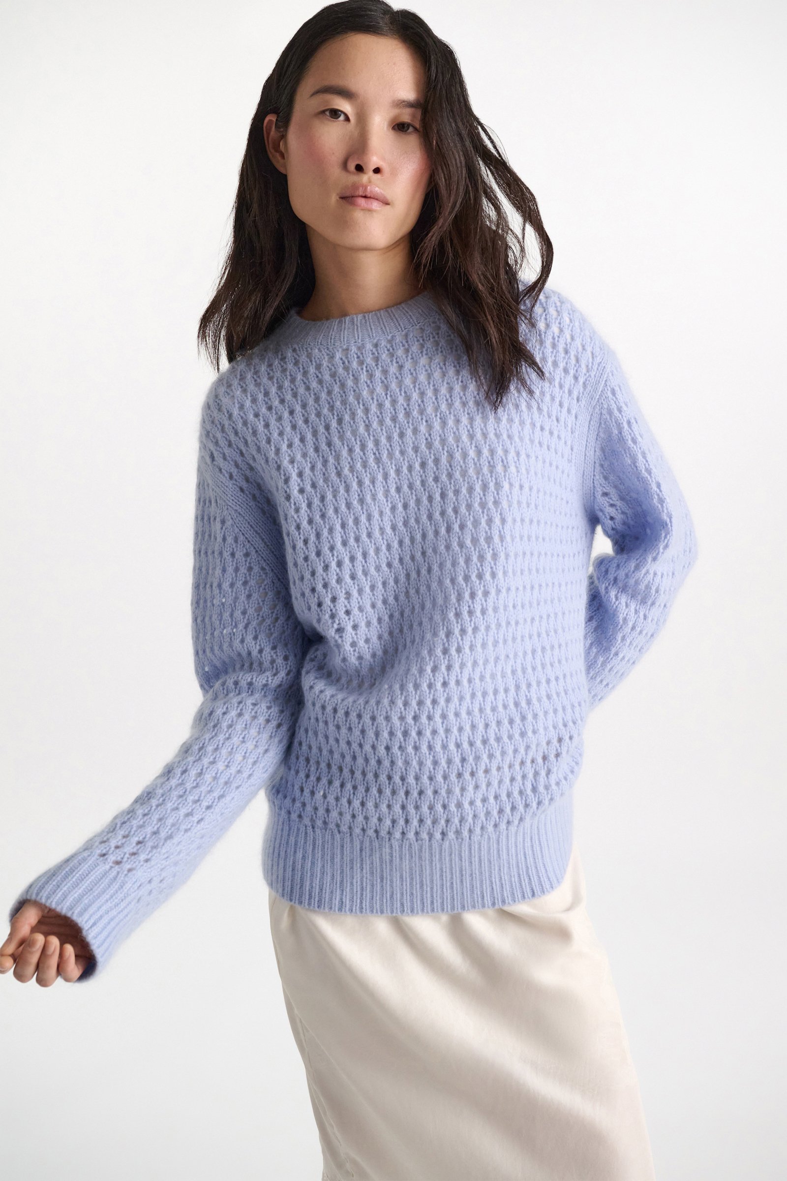 Dorothee Schumacher Pullover aus Merino und Kaschmir arctic