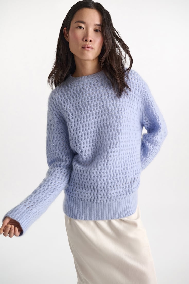 Dorothee Schumacher Pullover aus Merino und Kaschmir arctic