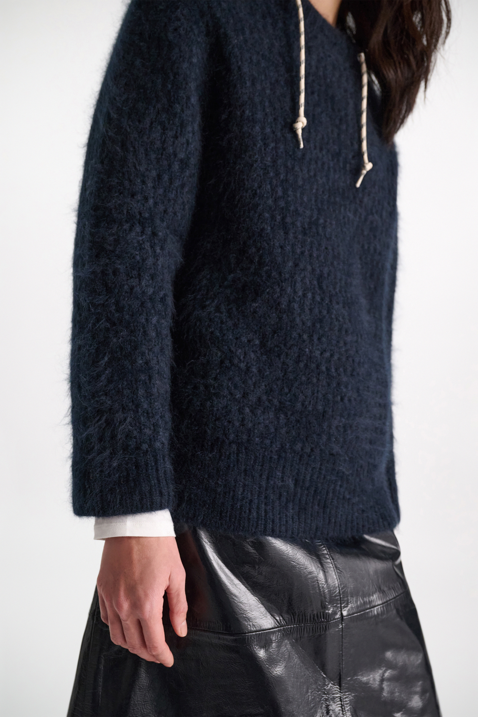 Dorothee Schumacher Pullover aus Merino und Kaschmir dark navy