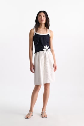 Dorothee Schumacher Pullover-tube top hybrid midnight