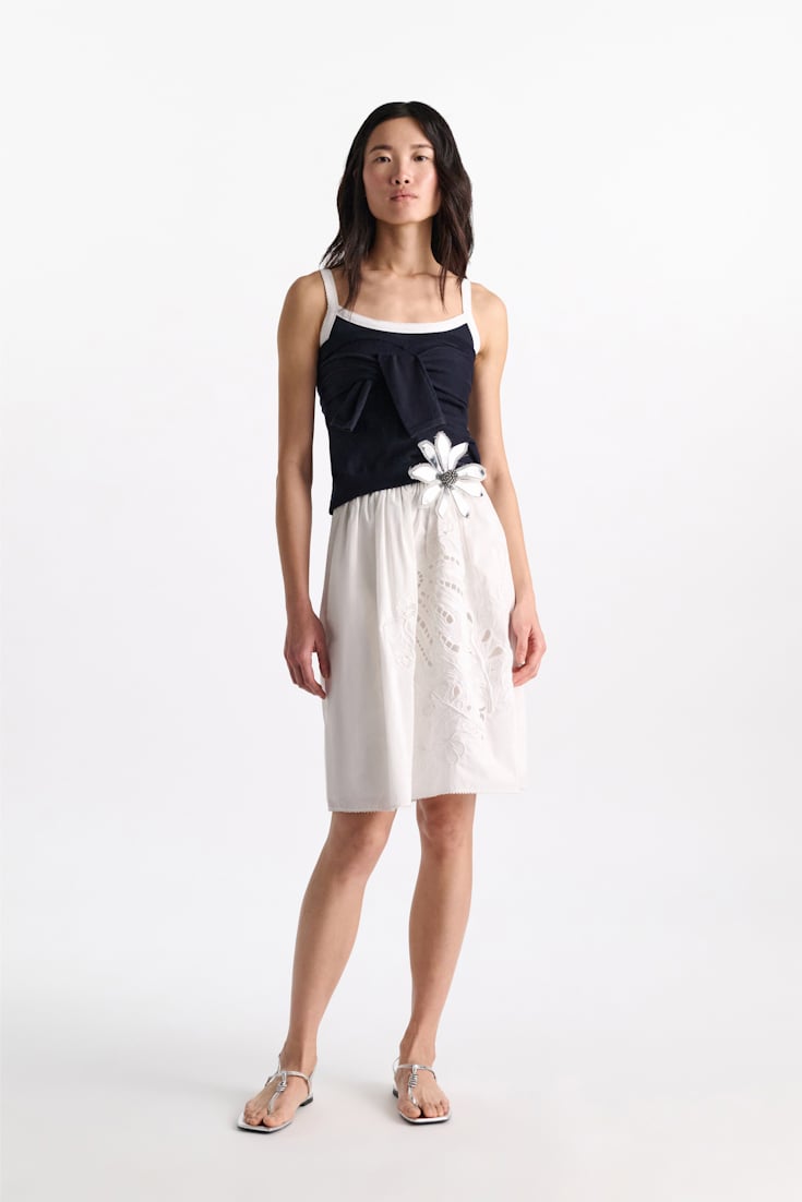 Dorothee Schumacher Pullover-tube top hybrid midnight