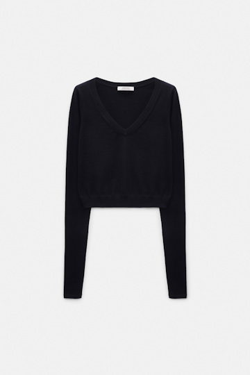 Dorothee Schumacher Pullover-tube top hybrid midnight