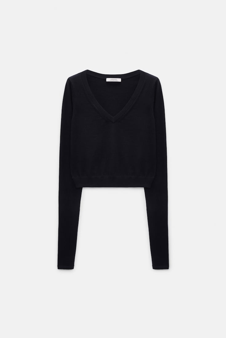 Dorothee Schumacher Pullover-tube top hybrid midnight