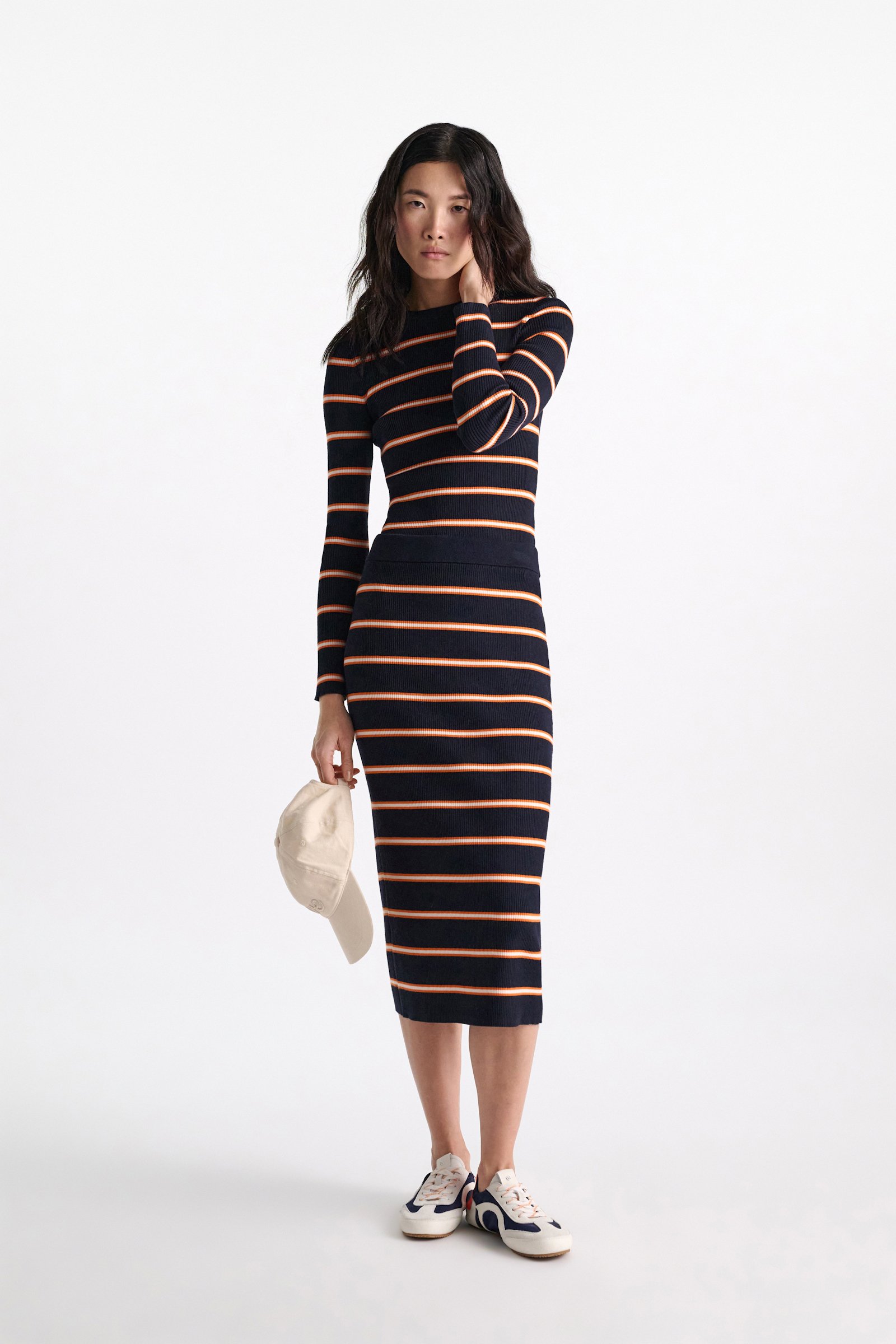 Dorothee Schumacher Striped knit pullover energetic blue trio