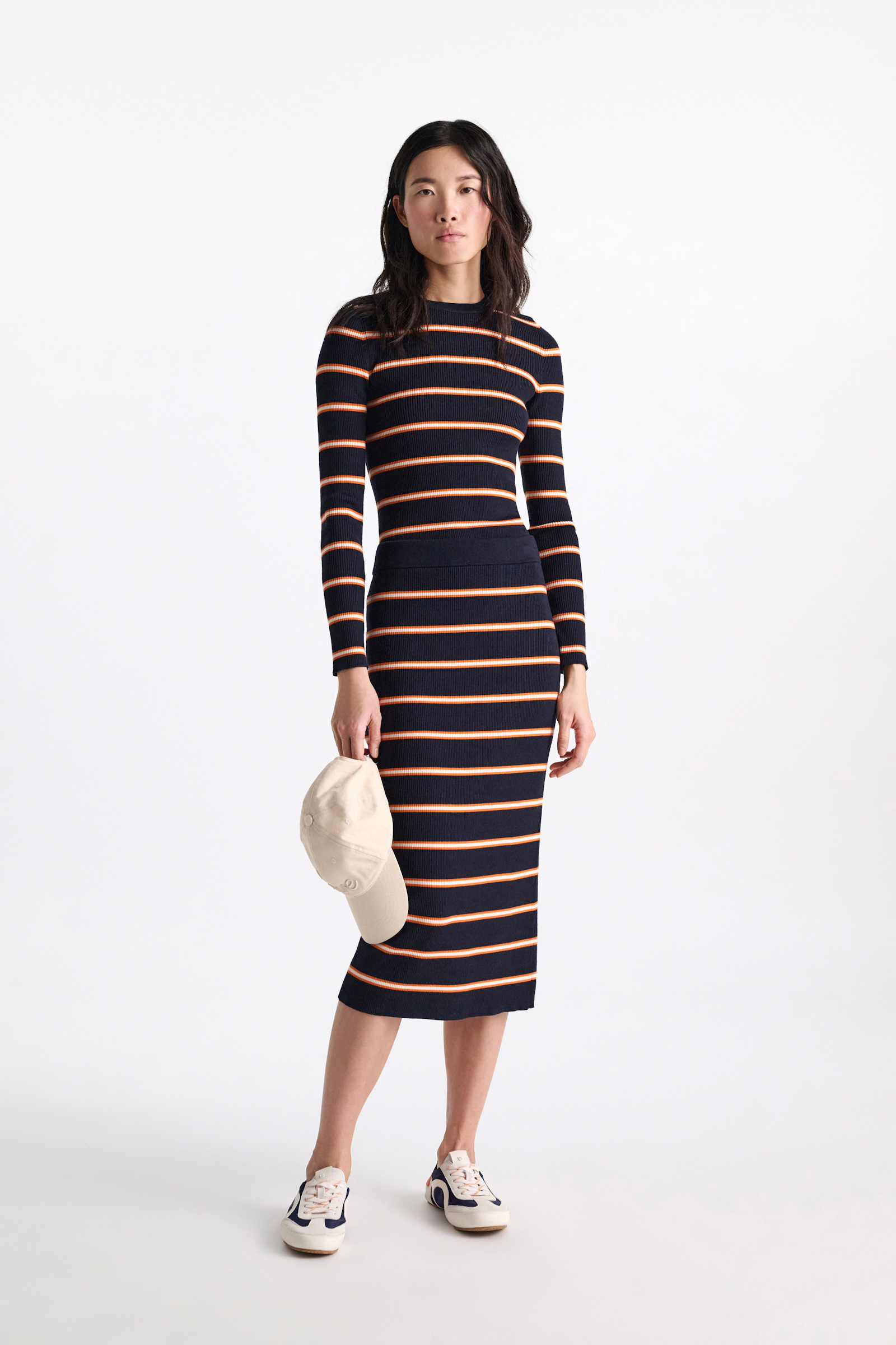 Dorothee Schumacher Striped knit pullover energetic blue trio