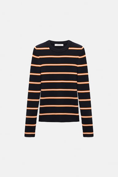 Dorothee Schumacher Gestreifter Pullover energetic blue trio
