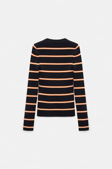 Dorothee Schumacher Gestreifter Pullover energetic blue trio