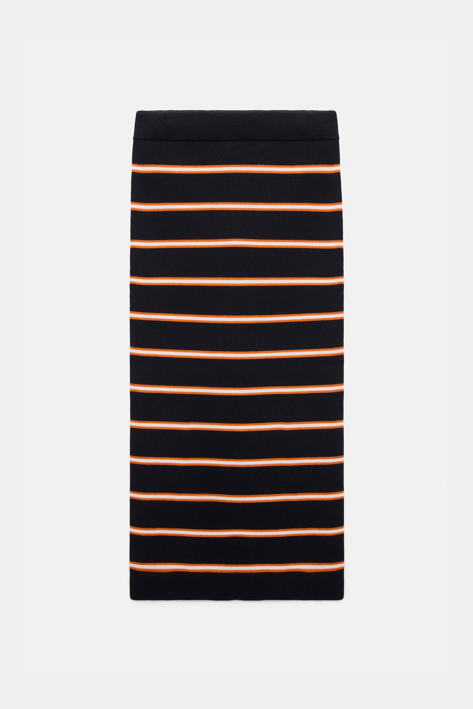 Dorothee Schumacher Striped knit skirt energetic blue trio