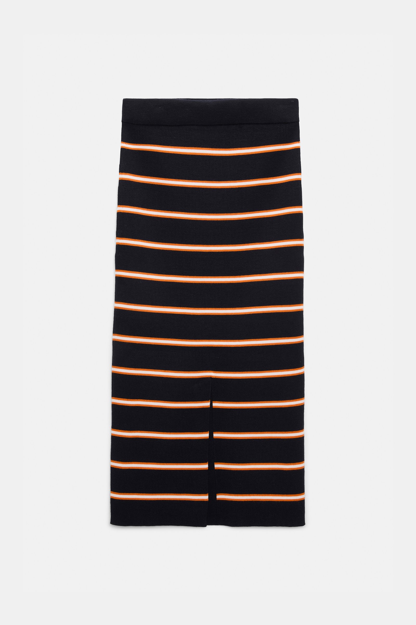 Dorothee Schumacher Striped knit skirt energetic blue trio