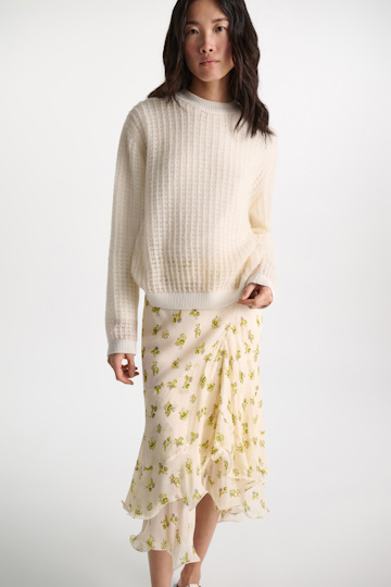 Dorothee Schumacher Pointelle-Pullover pearl