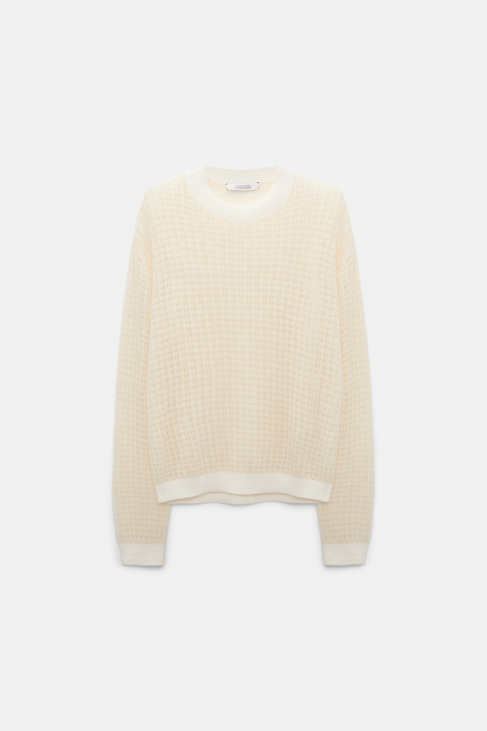 Dorothee Schumacher Open pointelle pullover pearl