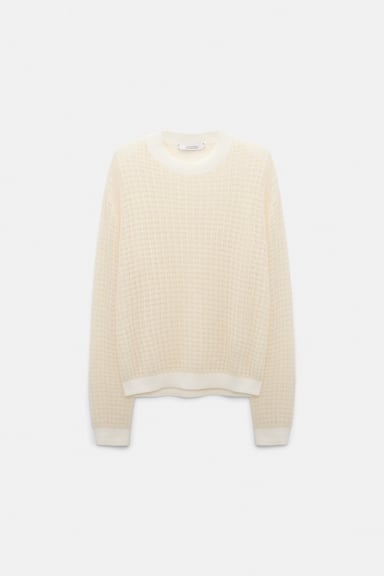 Dorothee Schumacher Open pointelle pullover pearl