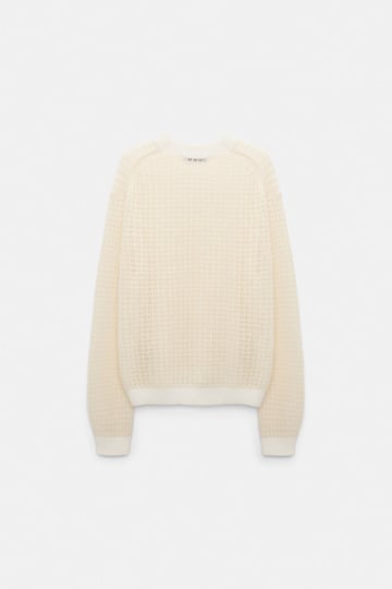 Dorothee Schumacher Pointelle-Pullover pearl