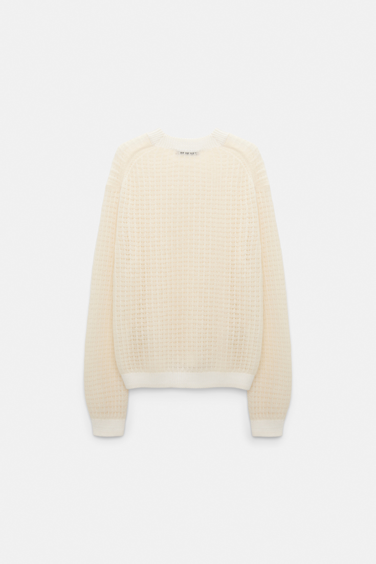 Dorothee Schumacher Open pointelle pullover pearl