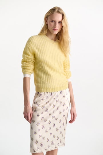 Dorothee Schumacher Pointelle-Pullover citrus