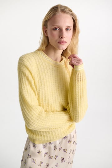 Dorothee Schumacher Pointelle-Pullover citrus