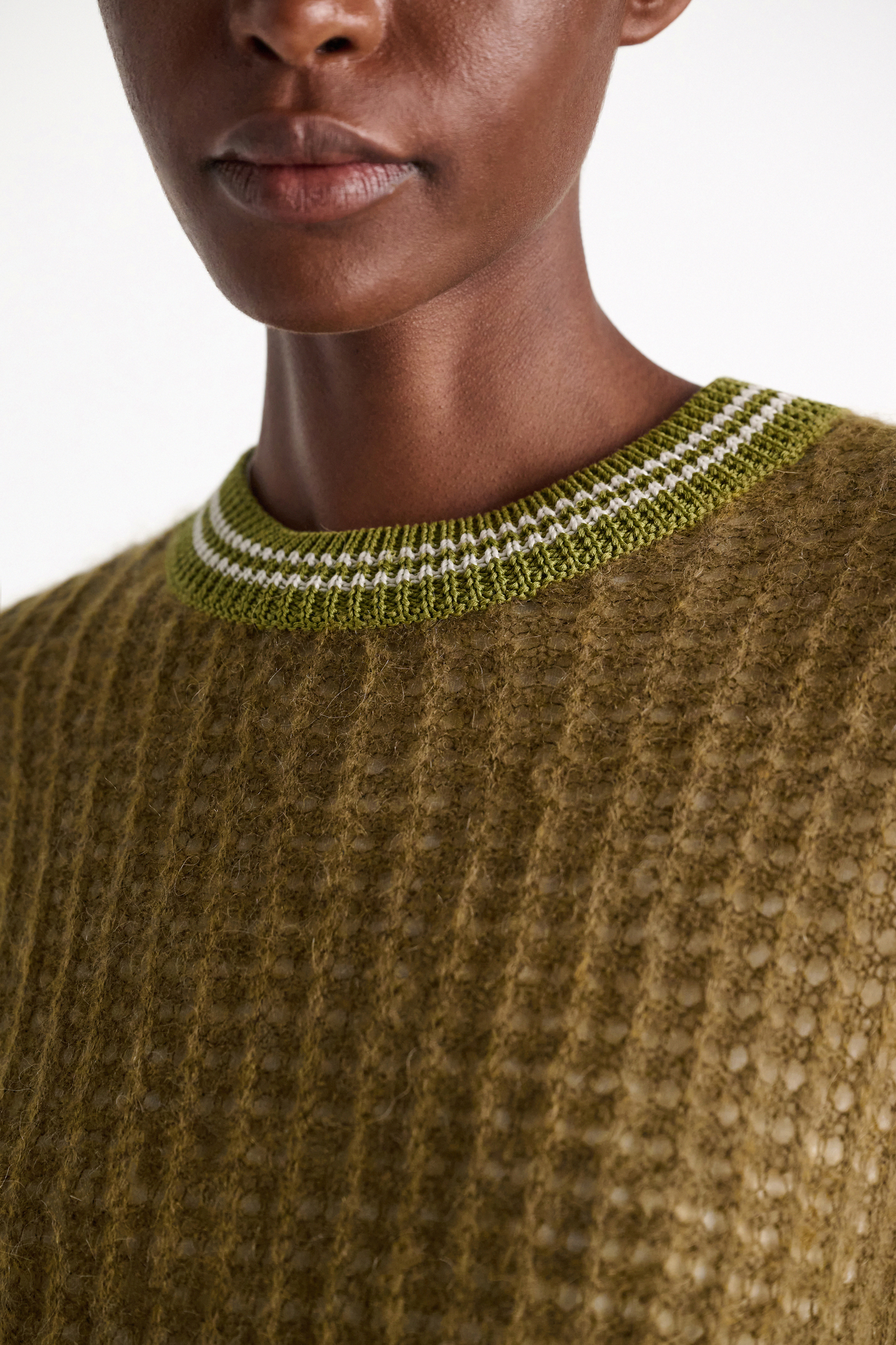 Dorothee Schumacher Open pointelle pullover seaweed