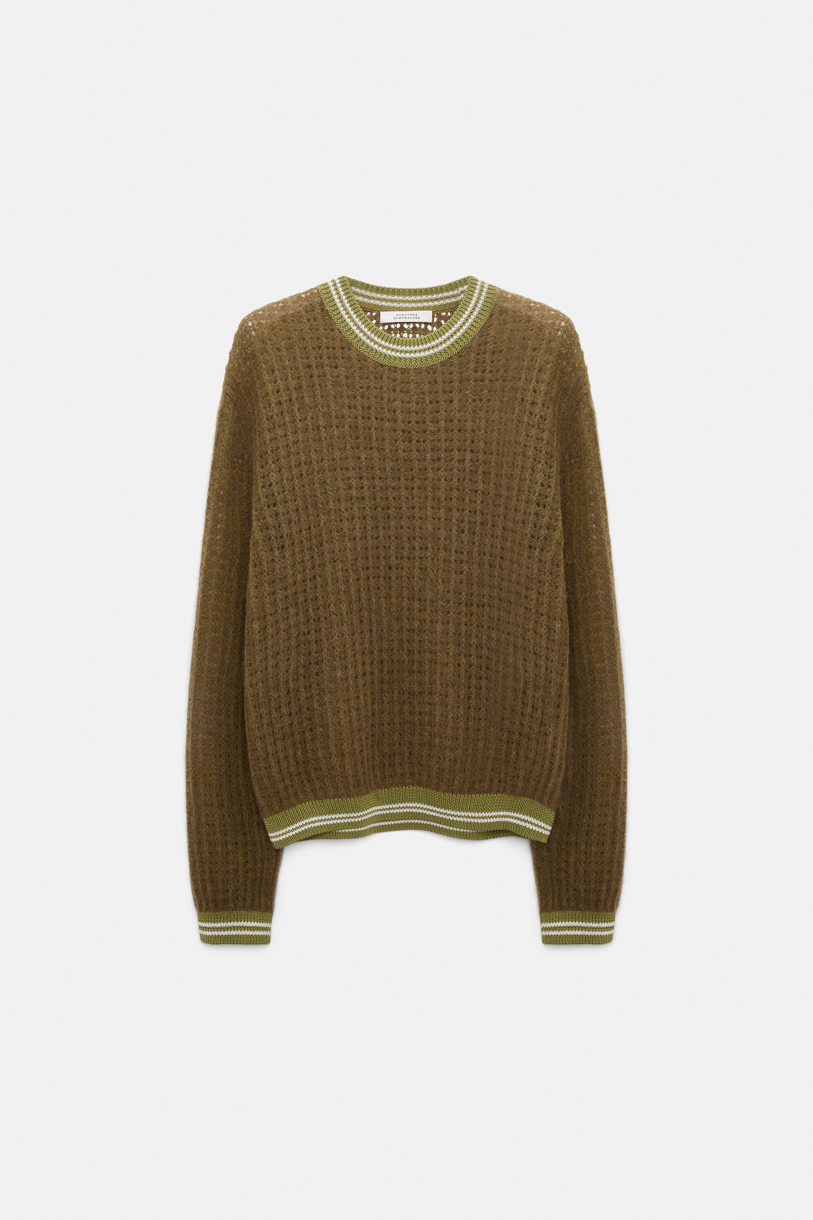 Dorothee Schumacher Open pointelle pullover seaweed