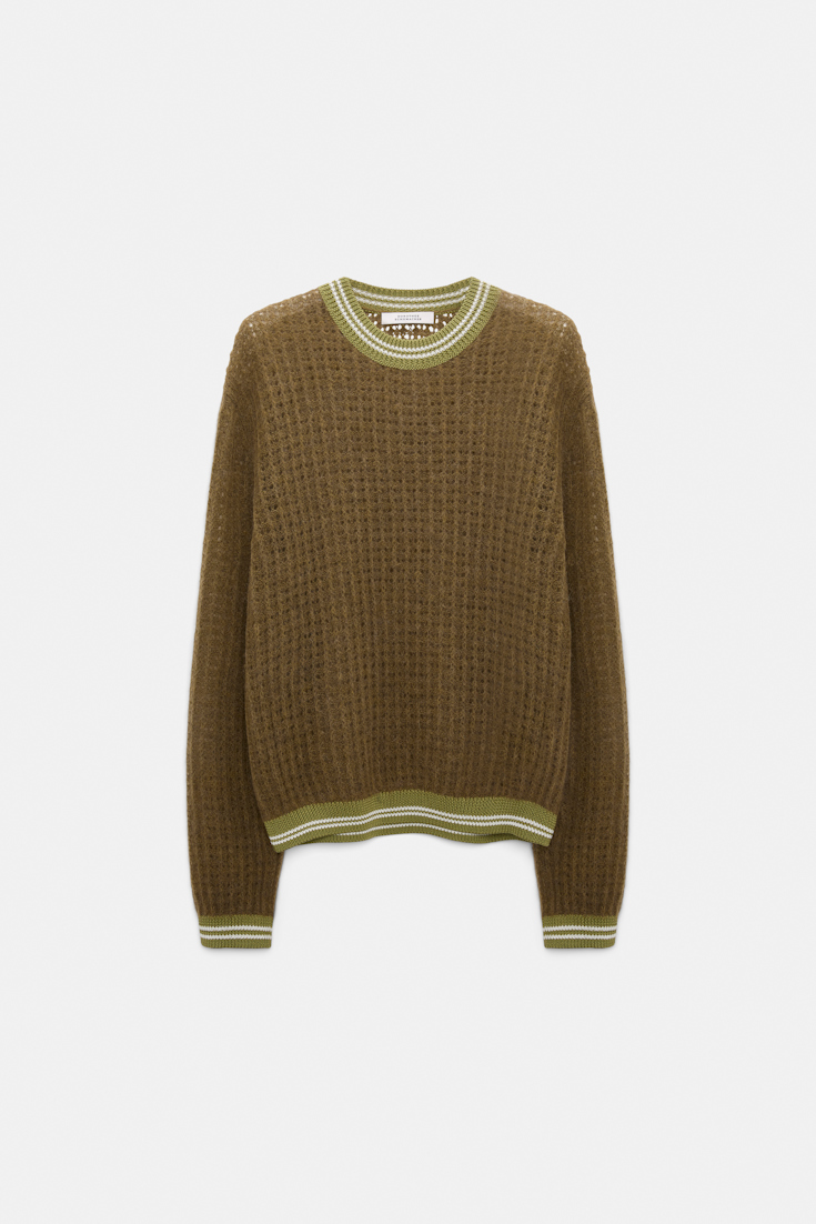 Dorothee Schumacher Open pointelle pullover seaweed