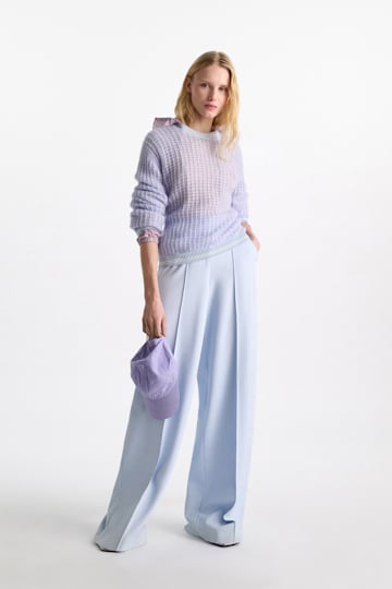Dorothee Schumacher Open pointelle pullover violet