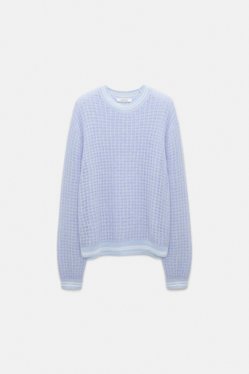 Dorothee Schumacher Open pointelle pullover violet