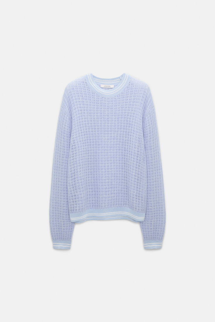 Dorothee Schumacher Open pointelle pullover violet