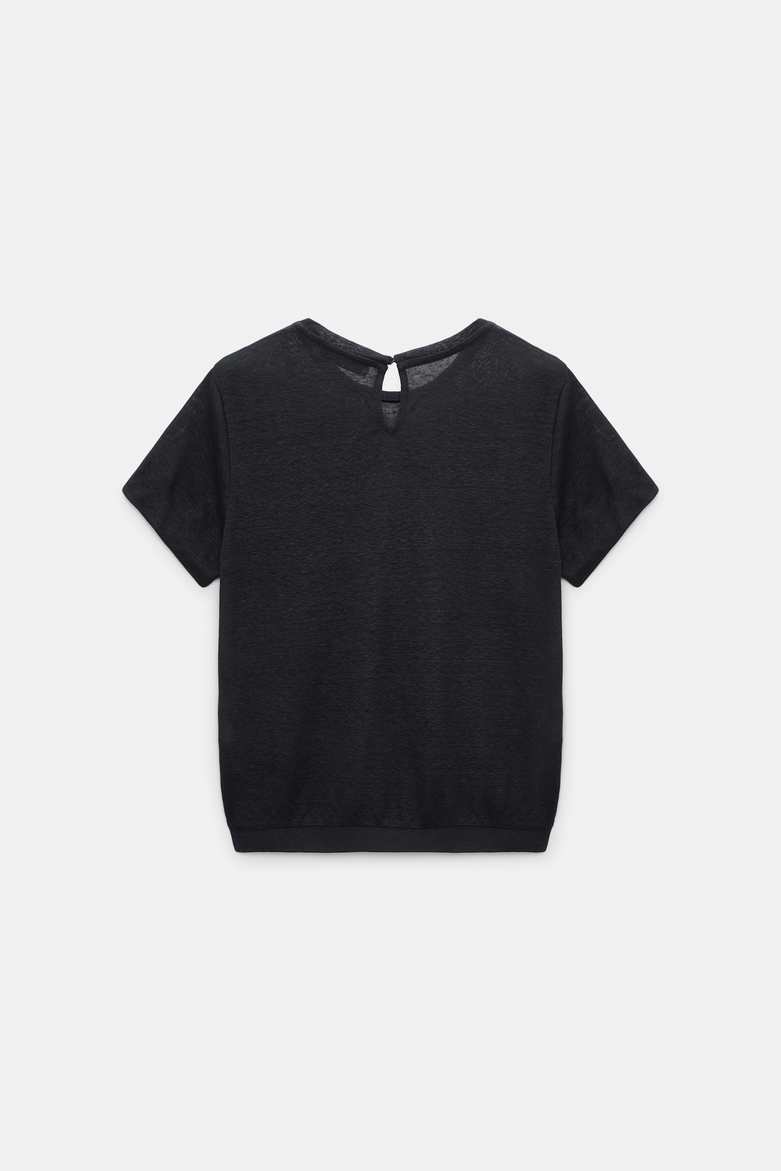 Dorothee Schumacher Shirt mit Strickbündchen dark navy