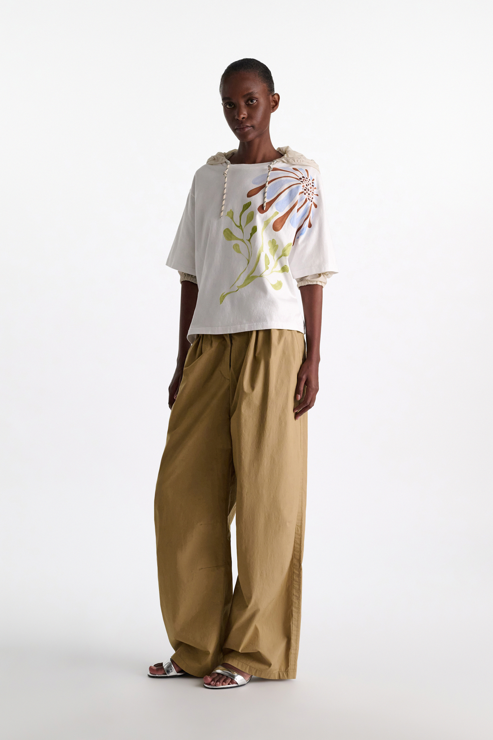 Dorothee Schumacher T-shirt with signature print white sky