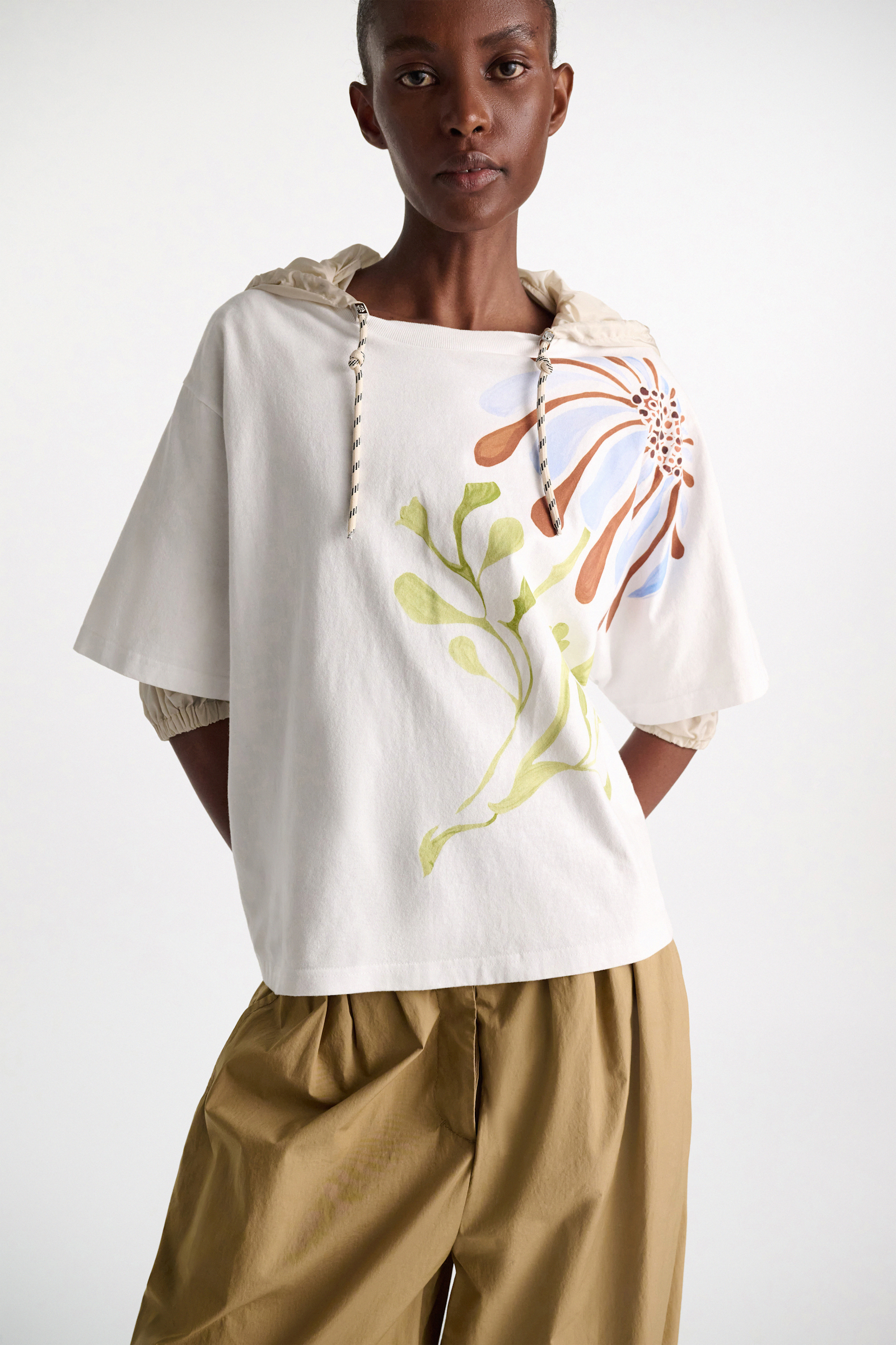 Dorothee Schumacher T-shirt with signature print white sky