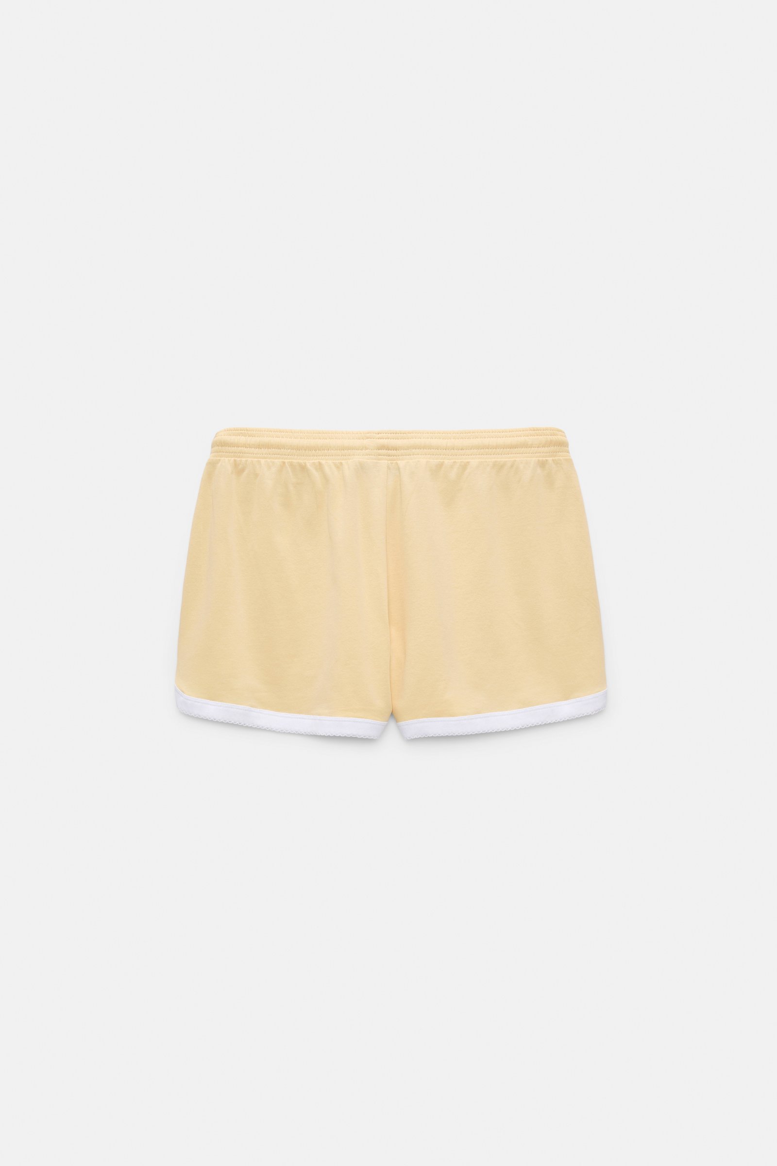 Dorothee Schumacher Stretch cotton shorts with contrast trim bisquit