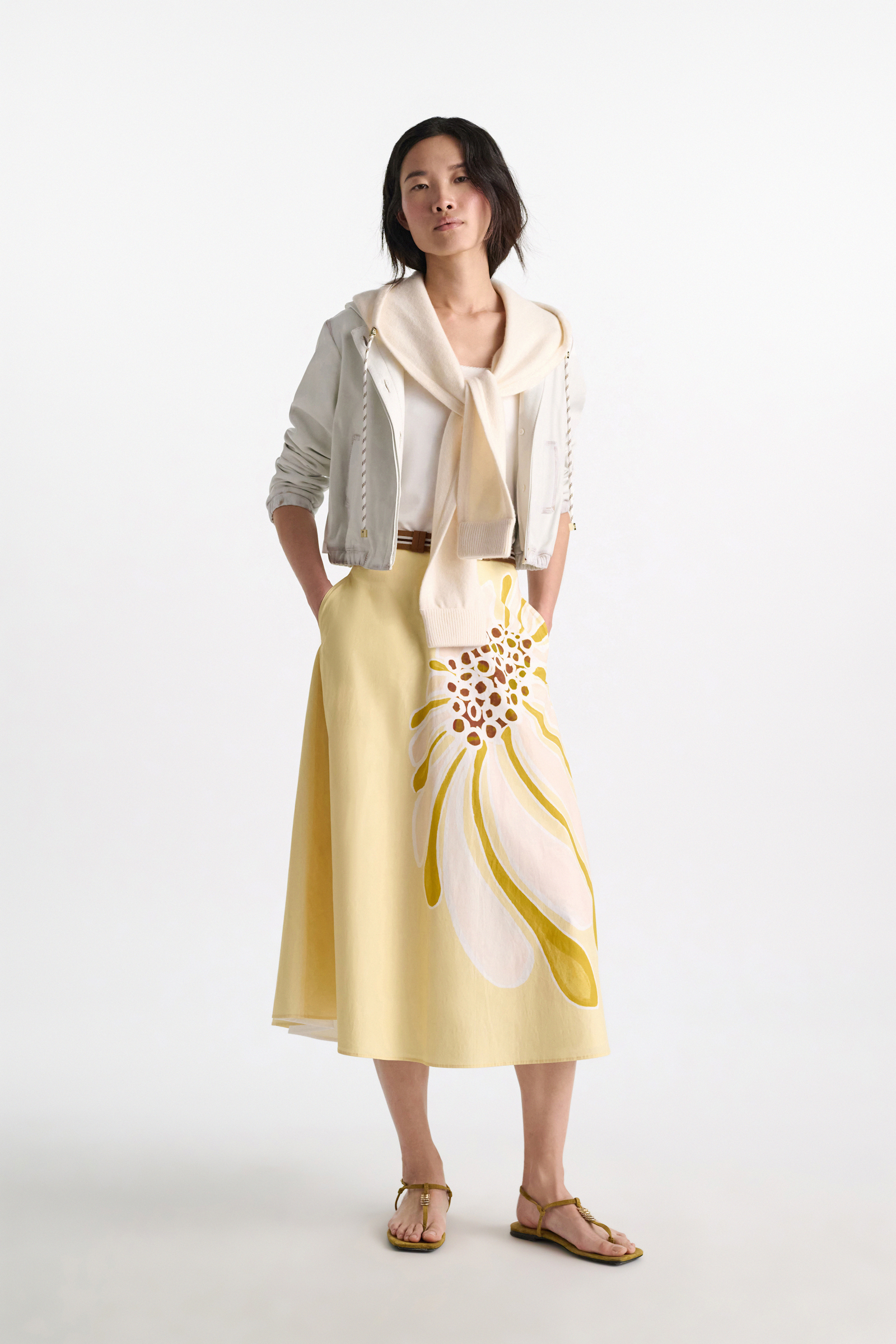 Dorothee Schumacher Trägertop mit kontrastierendem Einfass camellia white