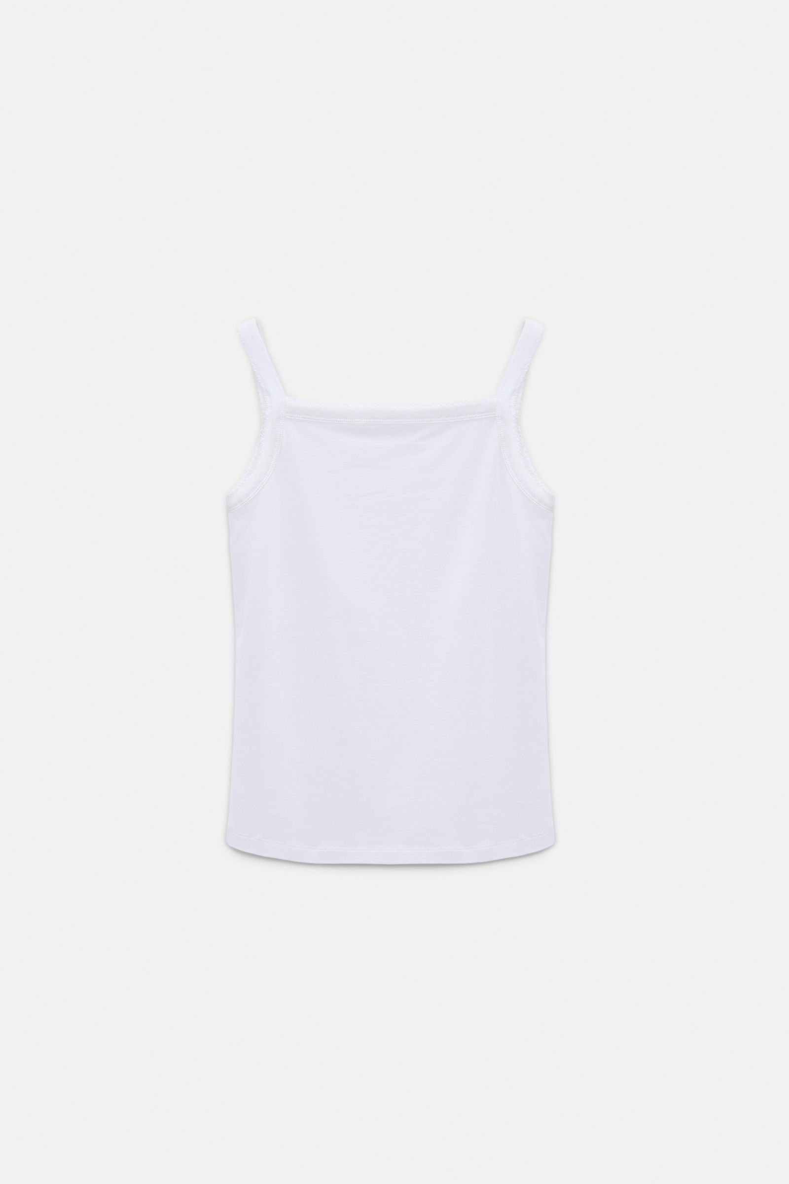 Dorothee Schumacher Trägertop mit kontrastierendem Einfass camellia white