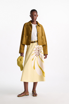 Dorothee Schumacher Stretch cotton long sleeve T-shirt with tonal trim camellia white