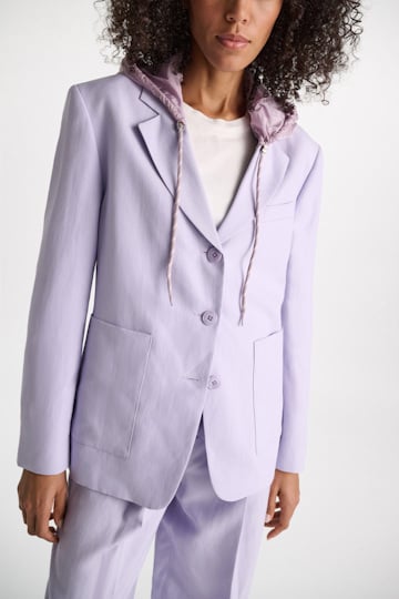 Dorothee Schumacher Technical linen blazer violet
