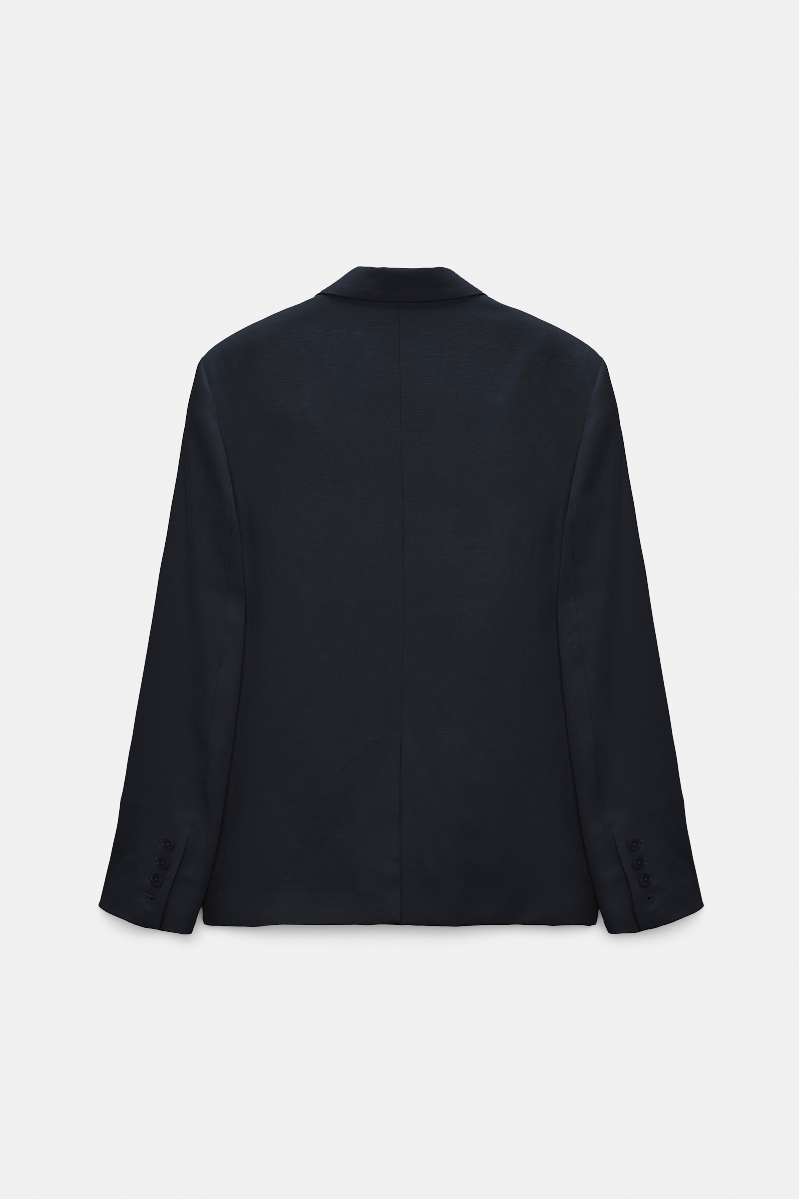 Dorothee Schumacher Technical linen blazer dark navy