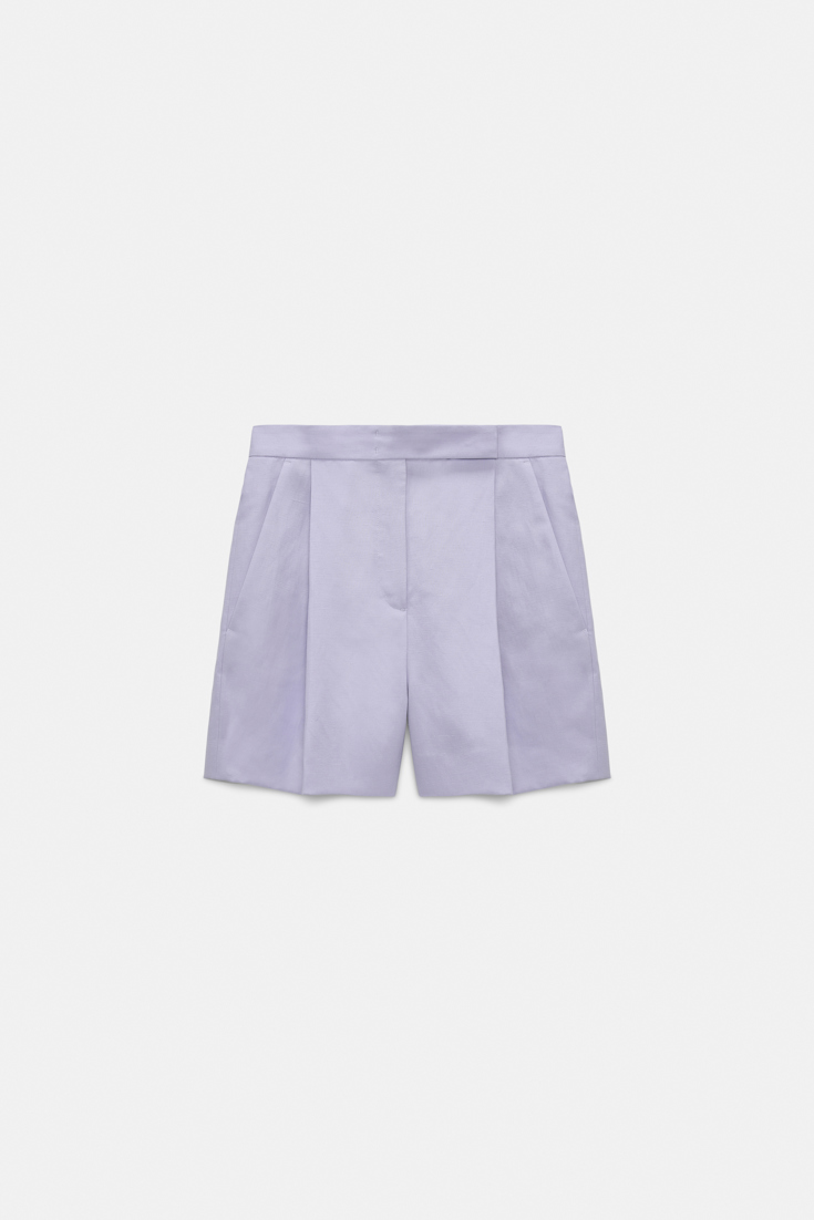 Dorothee Schumacher Technical linen shorts violet
