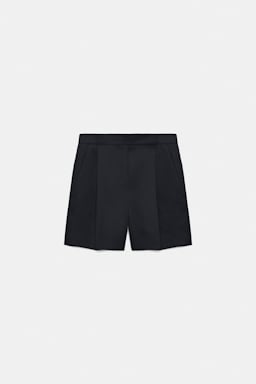 Dorothee Schumacher Shorts aus technischem Leinen dark navy