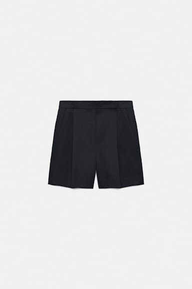 Dorothee Schumacher Shorts aus technischem Leinen dark navy