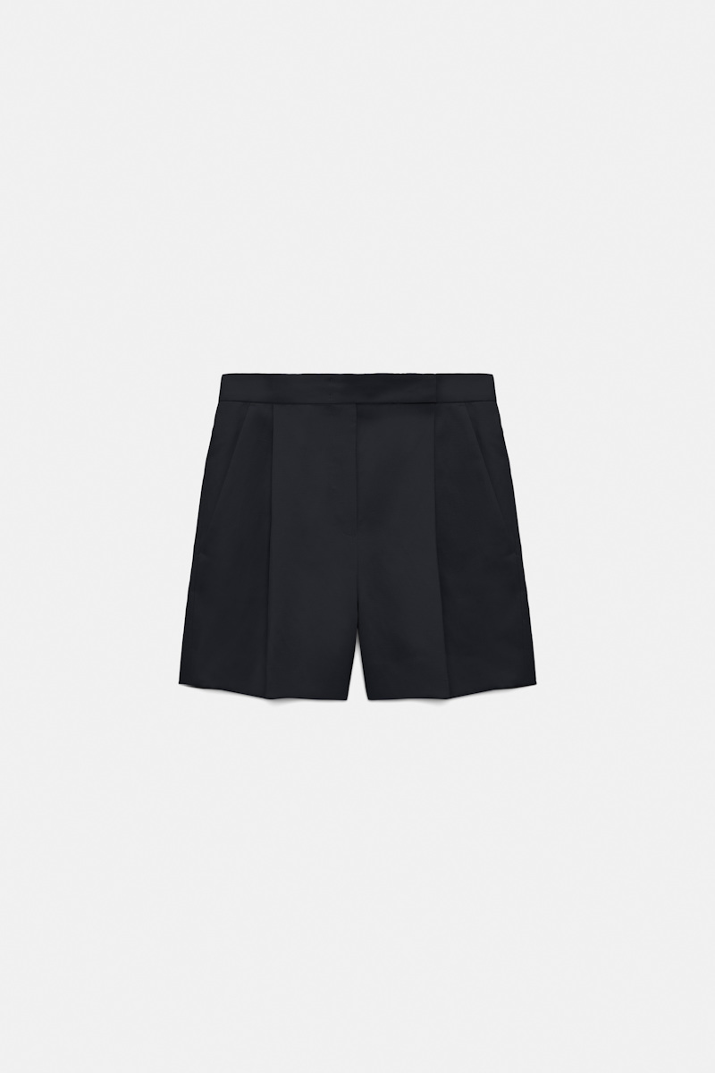 Dorothee Schumacher Women's Blue Technical Linen Shorts Xxs