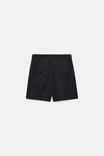 Dorothee Schumacher Technical linen shorts dark navy